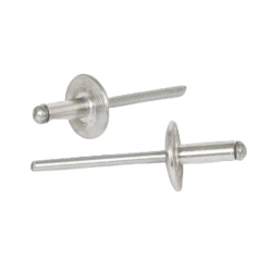 vendita online Rivetto in alluminio testa larga con chiodo in acciaio zincato Rivetti Sacto